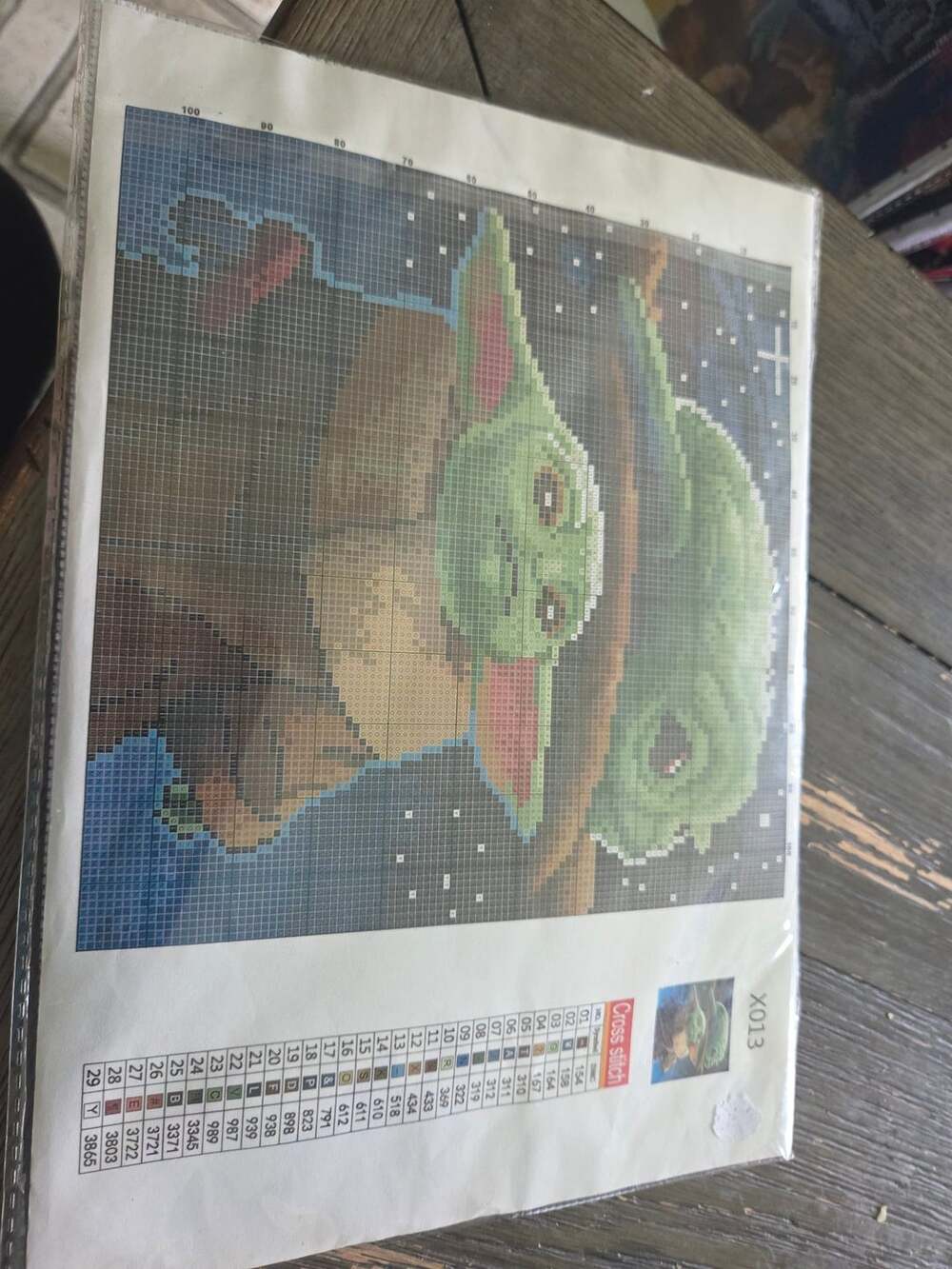 Star Wars Baby Yoda Cross Stitch Pattern X013